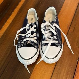 Converse Kids Shoes Size 1 Navy